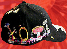 Embroidered Carnival Ride Cap