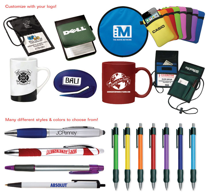 Printed Promotional Items, Pens, Notebooks, Lanyards, Mugs