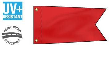 CF10 2x3.5 forked pennant