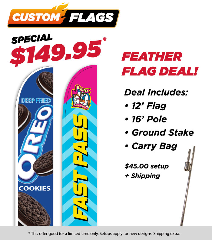 Feather flag kit deal