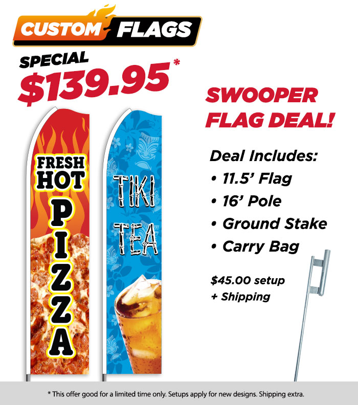 Swooper flag kit deal