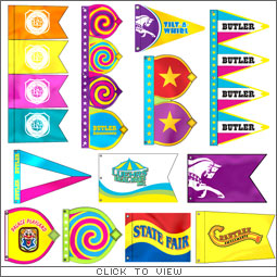 Custom Made Pennant Flags