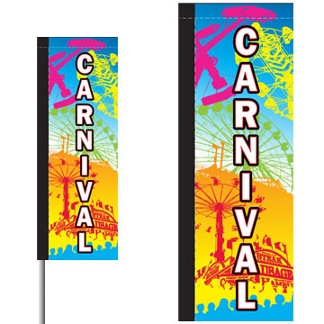 Carnival Print Flag