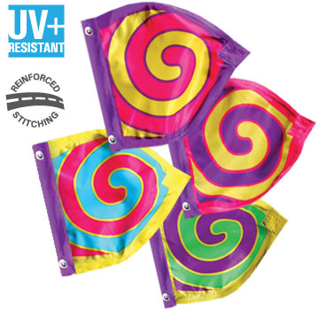 CF16-5PACK Spiral Pennants