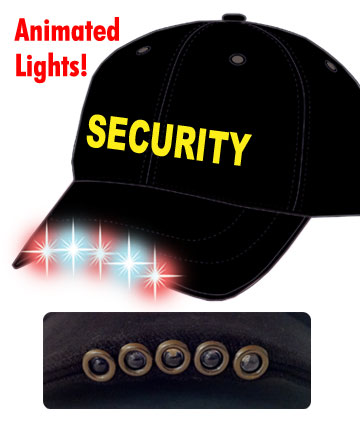 security police light up caps