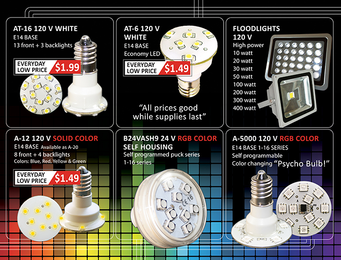 LED lighting - color changing RGB programmable