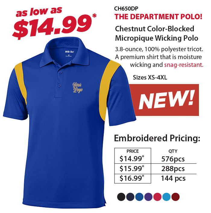 CH650 Chestnut Micro-Pique Premium Wicking Polo Shirt