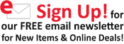 Sign Up! for our email newsletter!