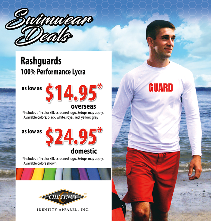 Swimwear Deals - Rashguards, Boardshorts and swimsuits